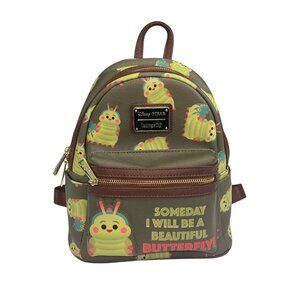 Disney Pixar Loungefly Heimlich Mini Backpack Caterpillar Butterfly New